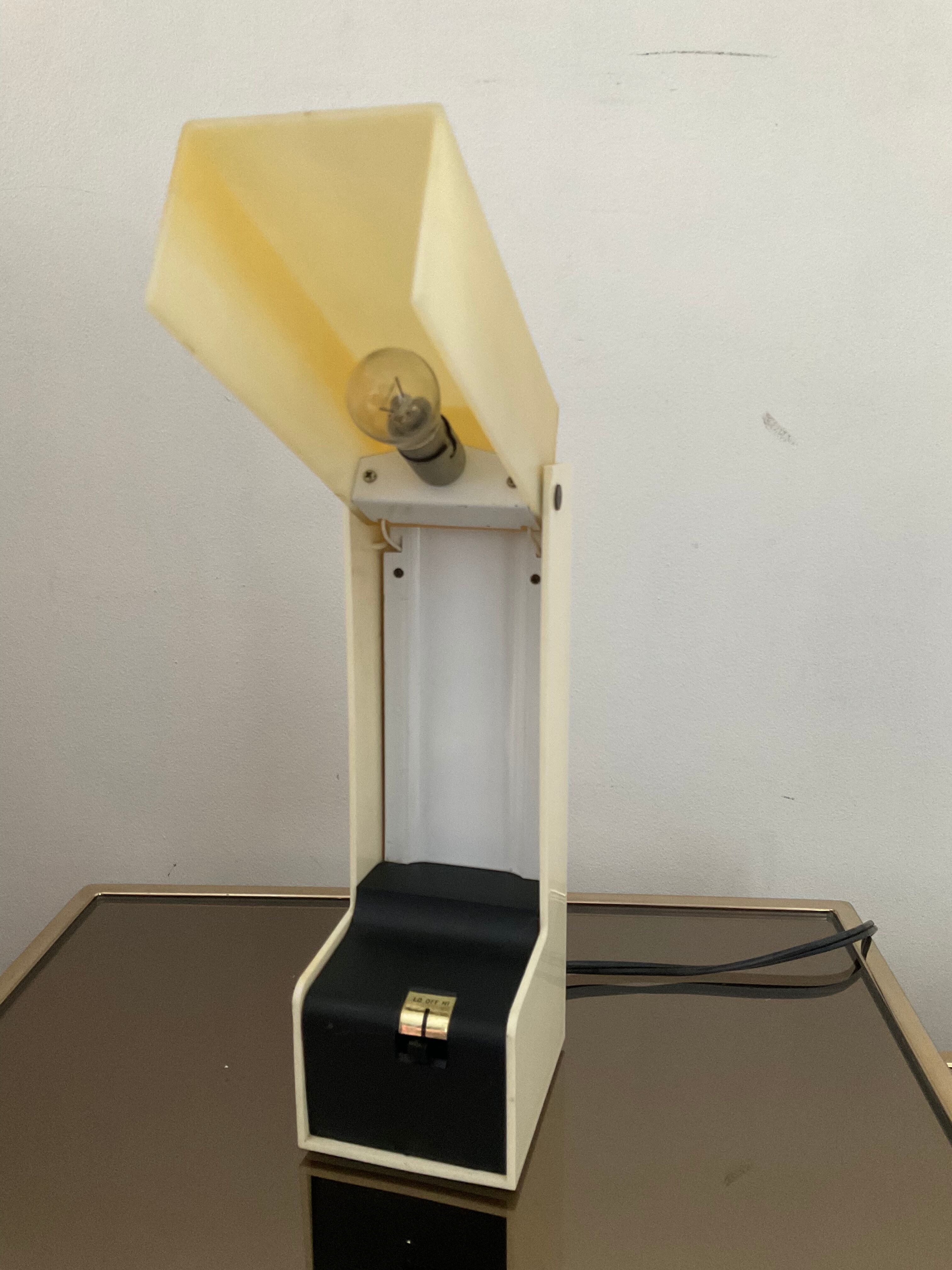 70s desk folding lamp