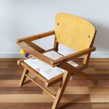 Potty chair, wooden armchair for children, Baumann style