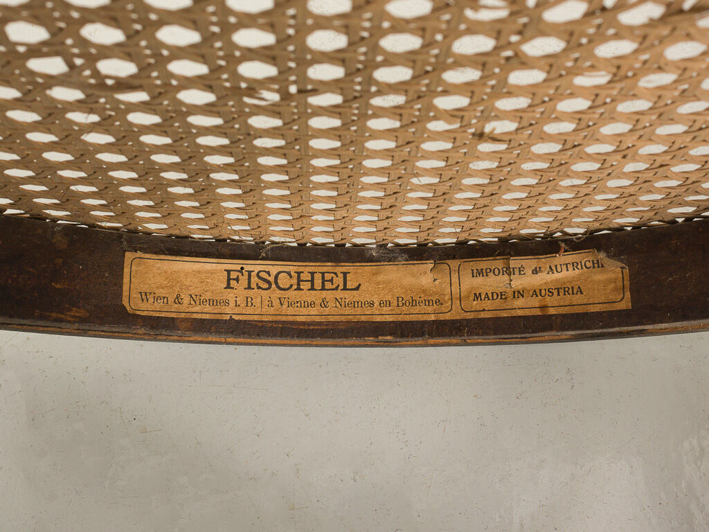 Pair of Fischel bentwood chairs