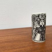 Danish Flora vase from the mid-century by Bjørn Wiinblad for Nymölle Denmark, 1960s.