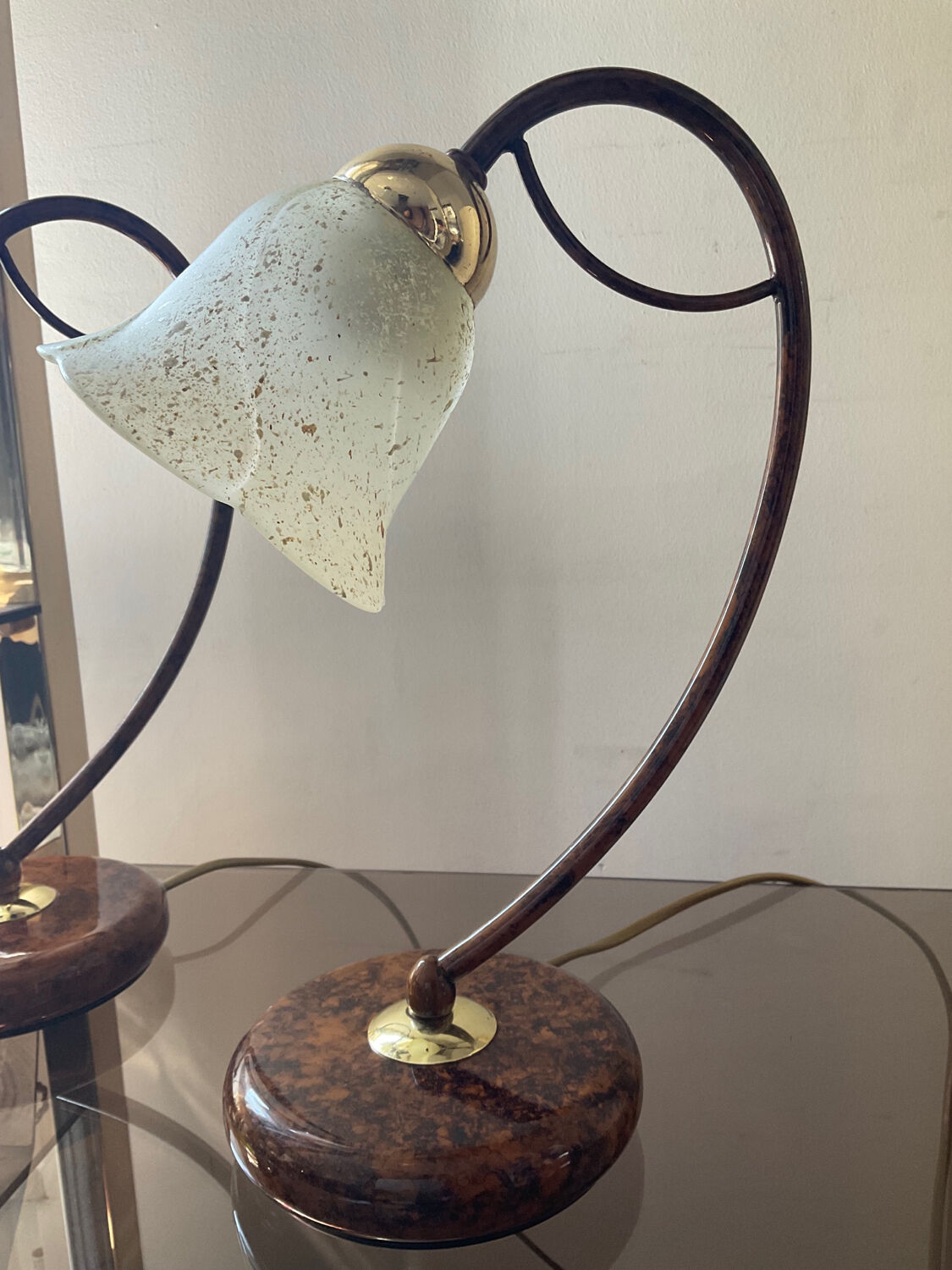 Pair of Italian lamps from the 70s-80s