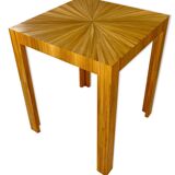 End of sofa straw marquetry