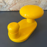 Coat rack yellow hook year 70/80 Italy