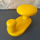 Coat rack yellow hook year 70/80 Italy
