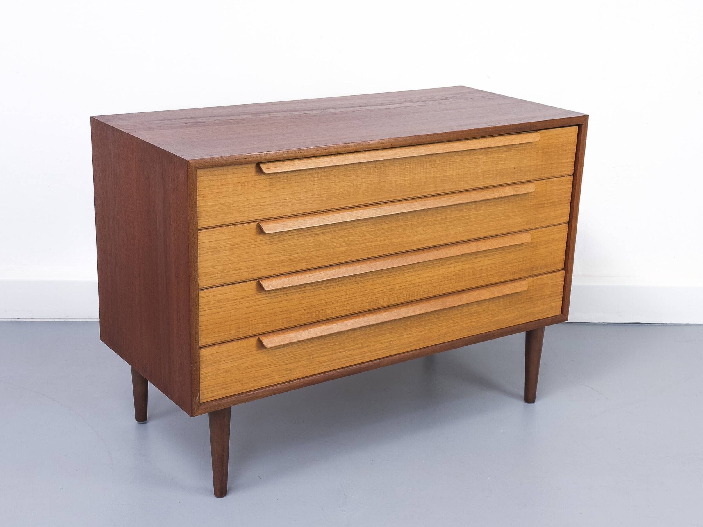 Mid-Century Teak Chest of Drawers from WK Möbel, 1960s