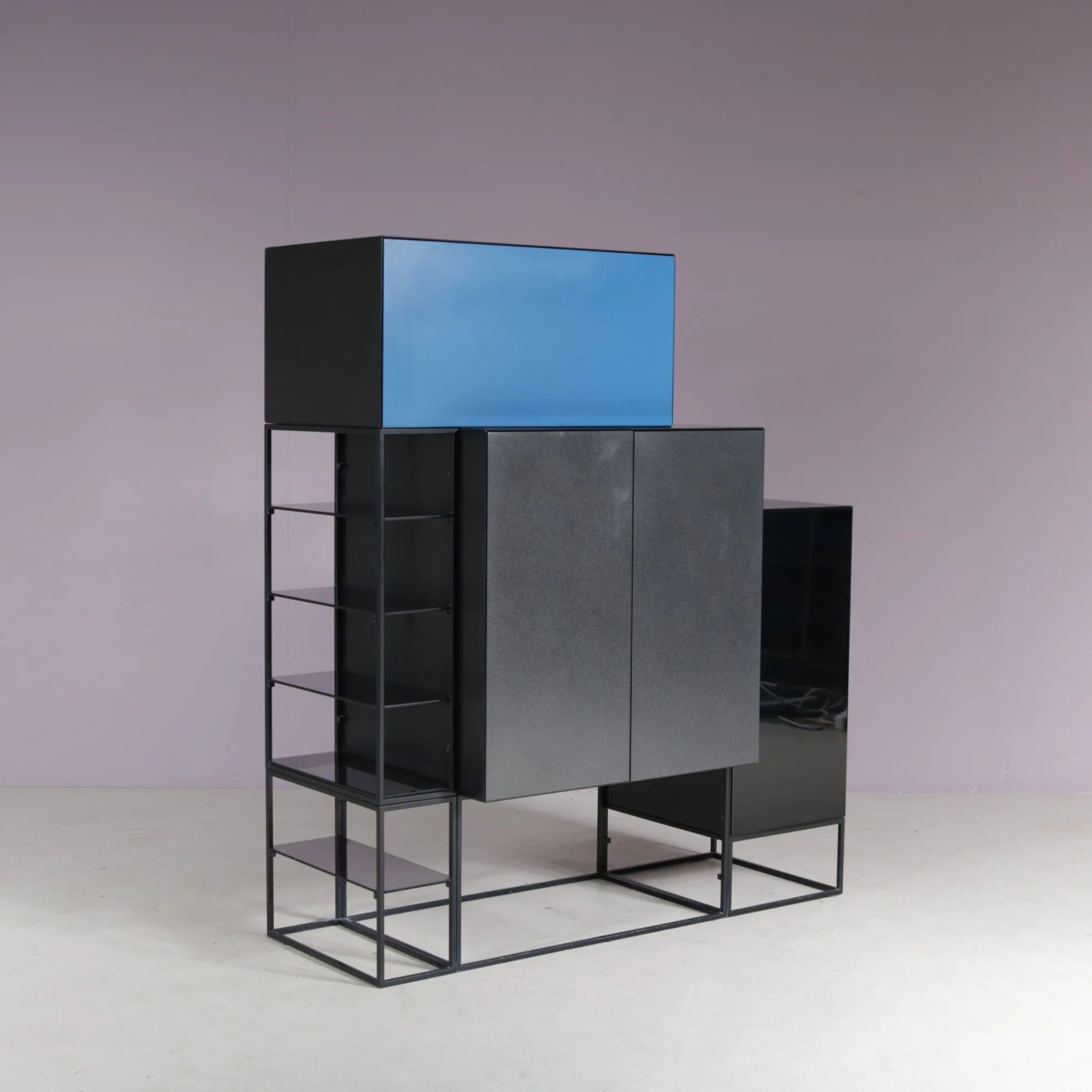 Buffet « Vision » des années 1980 par Pierre Mazairac & Karel Boonzaaijer pour Pastoe, Pays-Bas