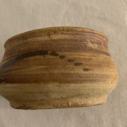 Pot ancien et son couvercle Poterie de la Colombe en grès 1975