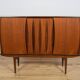 Mid-Century Teak Highboard, Denmark, 1960s