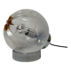 Lamp in chromed metal and blown Murano glass attributed to Mazzega Italy 197