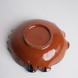 Colored terracotta centerpiece signed