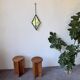 Miroir brutaliste losange en fer