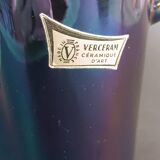 Verceram Black Iridescent Ceramic Ice Bucket