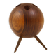 Tripod chandelier ball by Carl Aubock in walnut, Austria, 1950s.