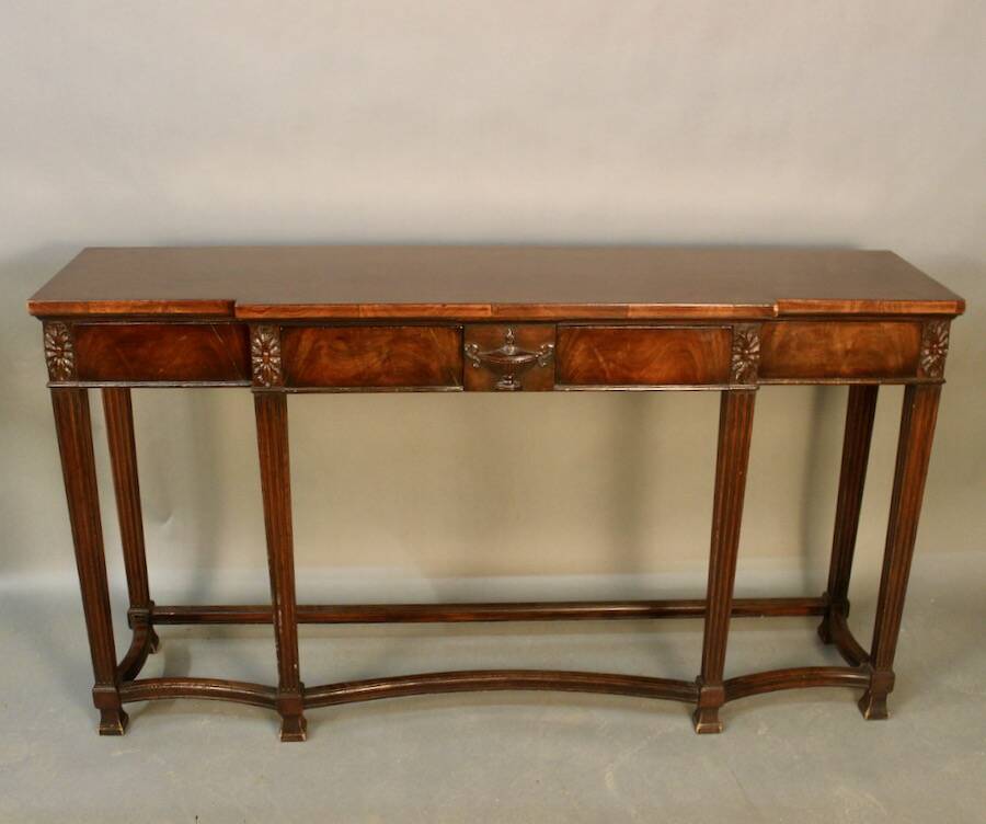 English Mahogany Console Victorian Period