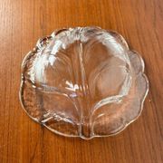 Small vintage bowl from the Eden series in glass by Lars Hellsten for Orrefors, Sweden, 1970s.