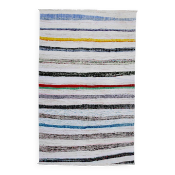 5x8 Mid Century Modern Vintage Kilim Rug, 149x238Cm