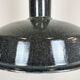 Large Industrial Grey Enamel Factory Lamp with Cast Iron Top, 1960s