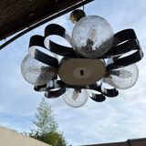Chrome chandelier Space age 70s