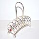Vintage toast holder in silver metal BMF West Germany