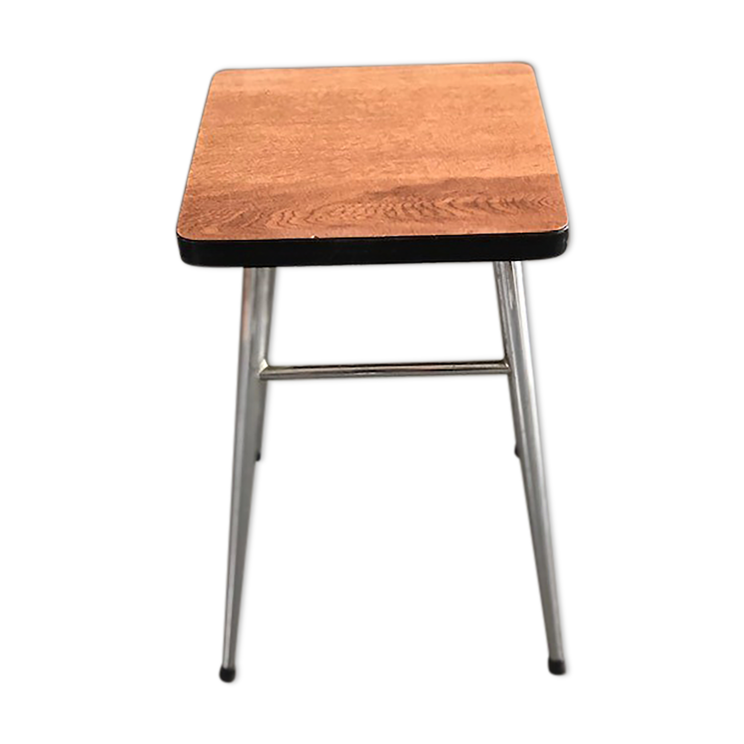 Brown formica stool