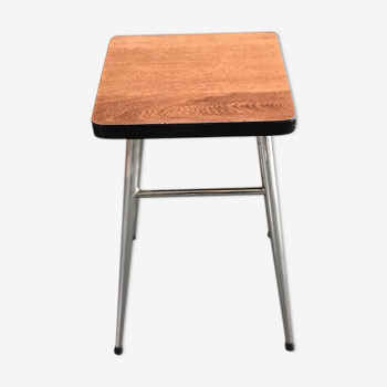 Brown formica stool