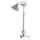 Art déco danois, lampadaire réglable en fer forgé, années 1930