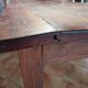 Table de ferme dite "de couvent" en bois fruitier (cerisier ou merisier)