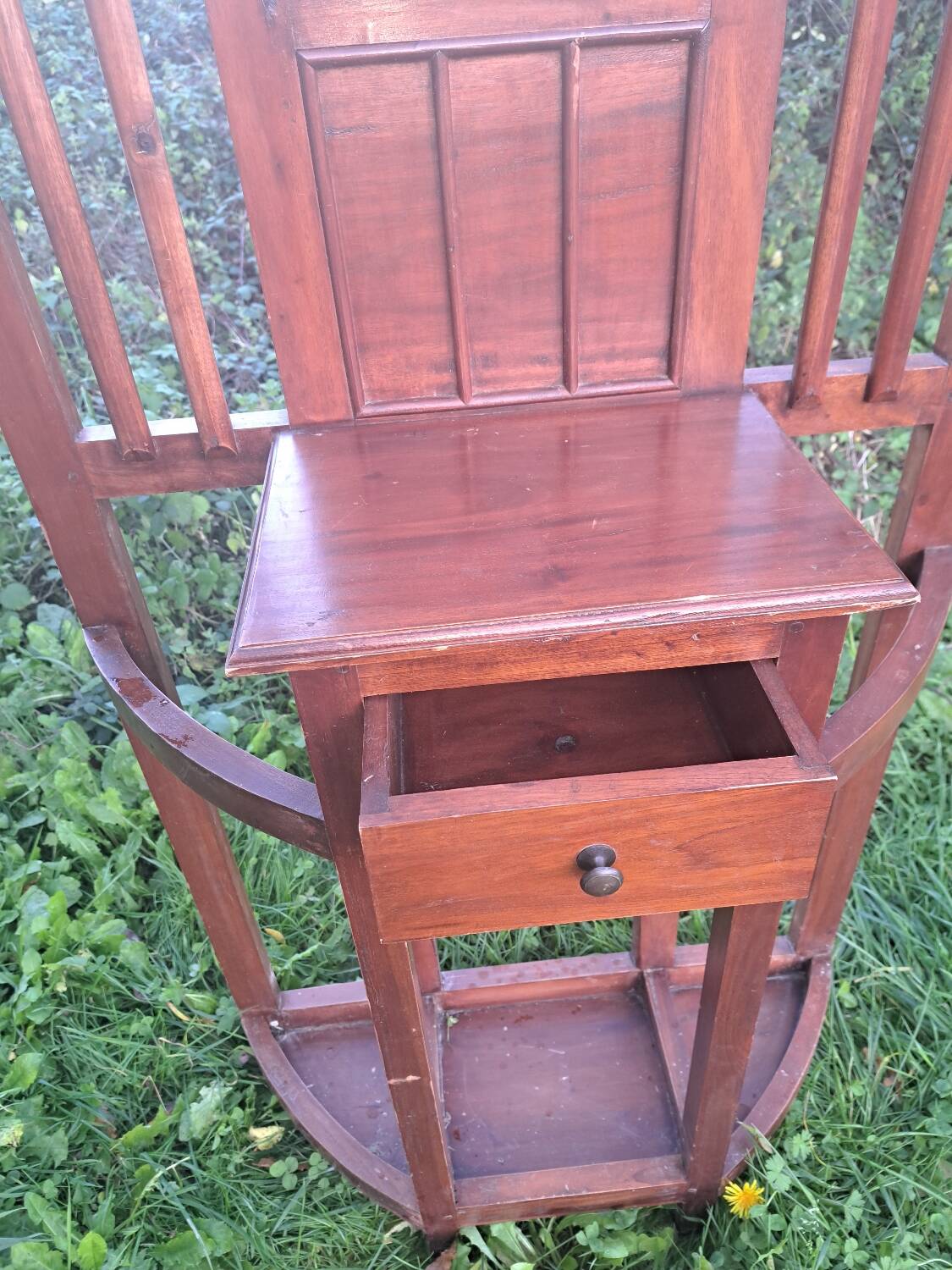 Art Deco mahogany cloakroom