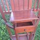 Art Deco mahogany cloakroom
