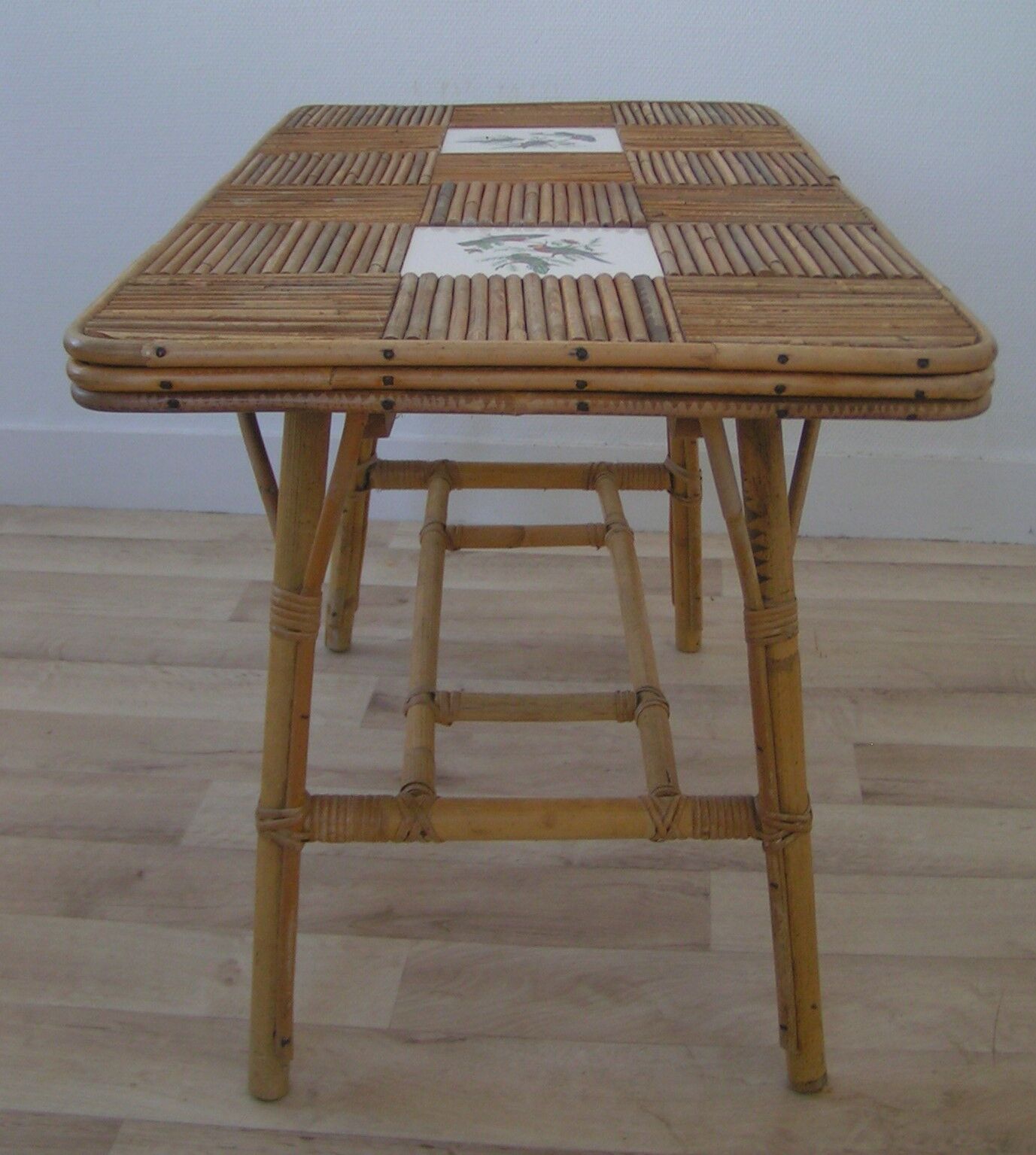Rattan coffee table