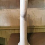 Large white ceramic candlestick Morocco