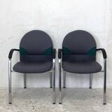 Set of 6 Onda chairs edition VITRA Design Mario Bellini