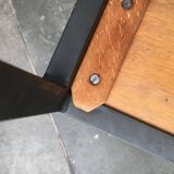 Mid-century minimalist convertible side table model T-Angle by Florence Knoll for Knoll International, 1950s.