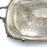 English silver plated tray