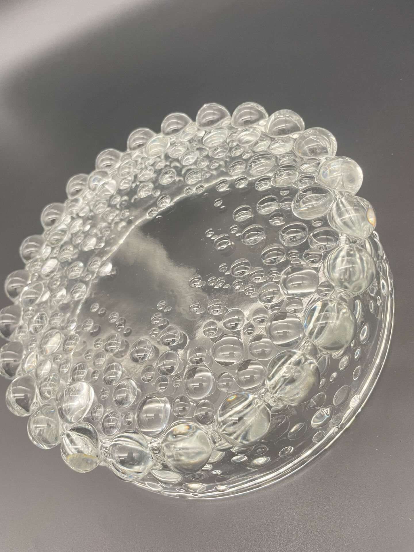 Large Walther Glas Bolero Bubbles bowl, 1970s