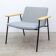 INCLASS Xail lounge chair in blue fabric