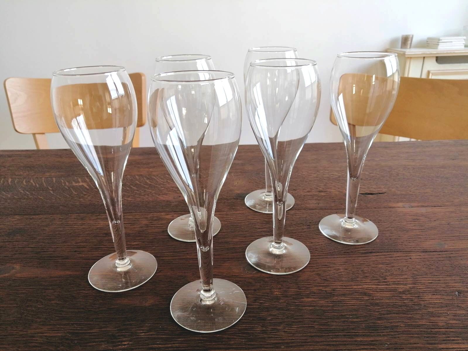 Set of 6 "Tulip" champagne glasses 25 cl