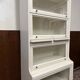 Classic English White Globe Wernicke Bookcase