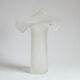 Orchid vase in milky Murano glass by Base2, Italy 1970