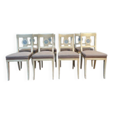 Suite de 8 chaises style Louis XVI - Directoire