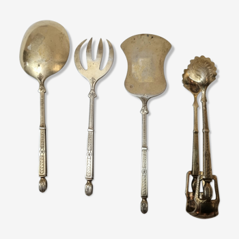 Cutlery with sweets, with sweets early XXth vermeil