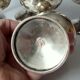 6 Art Deco wine or sherry glasses made of electro silver plated brass