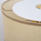 Suede table lamp, 1950s