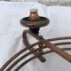 Bronze chandelier 5 lights 1950/1960