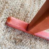 Set of 4 red chairs