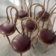 Lot of 6 Josef Kohn curved wood bistro chairs
