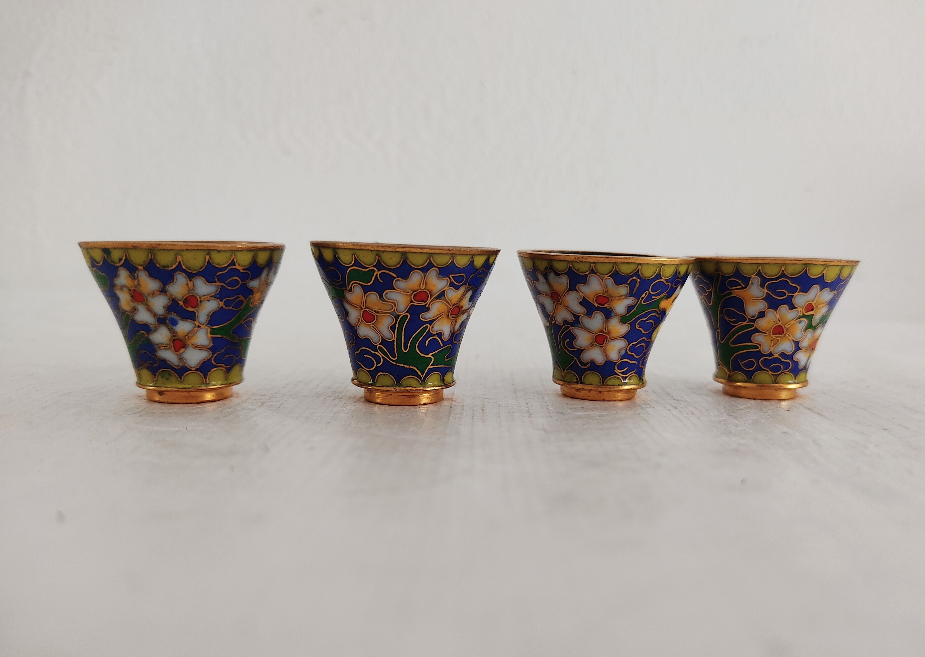 China miniature tea service enamels partitioned