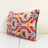 Coussin Ikat velours
