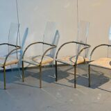 Set of 4 Charles Hollis Jones chairs for Belgo Chrom 1970