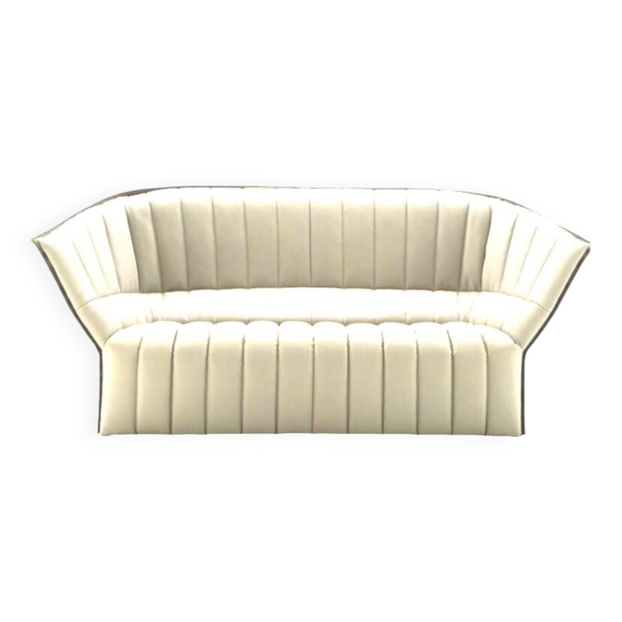 Canapé en cuir 3 places Ligne Roset modèle Moel